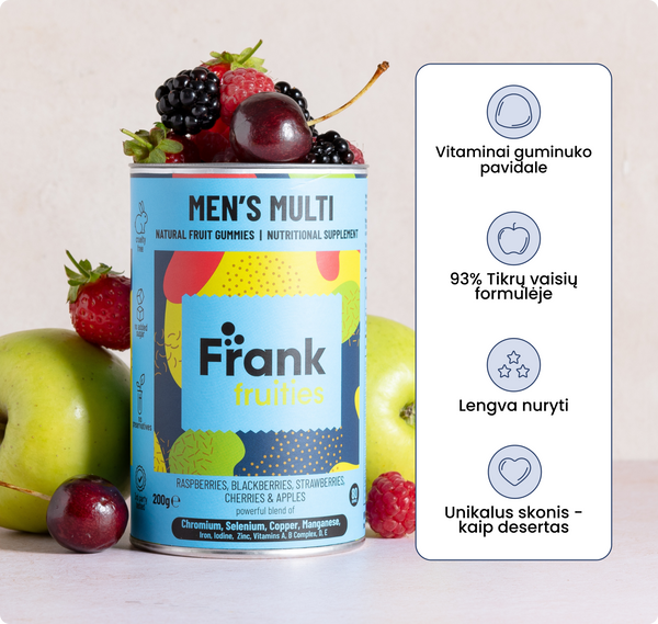 Multivitamin gummies for men